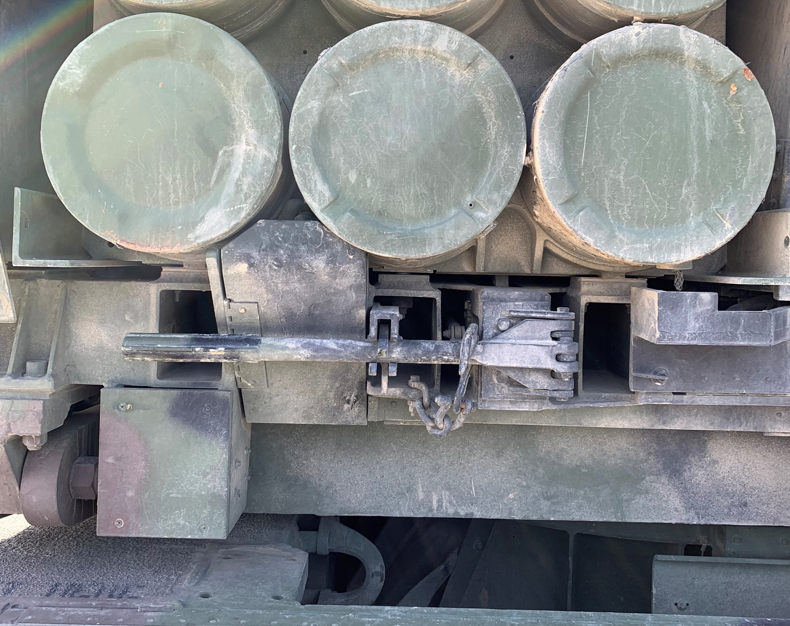 Latch in lock position